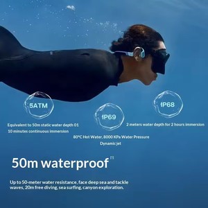 Auriculares de Conducción Ósea Shokz OpenSwim Pro 2 para Natación, Deportes, Correr, Inalámbricos, Bluetooth, Cómodos para Actividades Acuáticas - Product Image 2