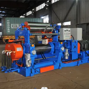 Mixing Price Two Roll Mill For Plastic / Lab Rubber Mixing Mill 22x60 Rubber Mixing Mills Rubber Roller