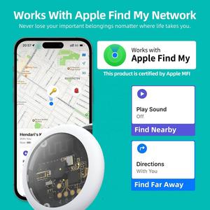 Etiqueta inteligente Find My Device para AirTag Tracker Posición global Localizador GPS Key Wallet Card Bag MFI Finder IOS Etiqueta antipérdida - Product Image 2