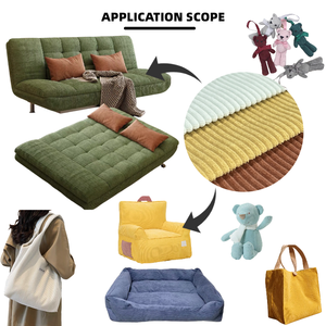 Tela de tapicería de pana de poliéster 100%, transpirable, lisa, textil para el hogar, bolsas teñidas, sofás, sofá cama para perros, cama para gatos, juguetes para mascotas - Product Image 4