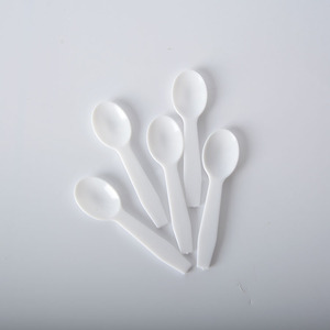 New arrived high quality fashion Plastic small spoon simple Plastic small spoon