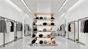 Exhibidor Comercial Moderno para Sombreros de Béisbol, Vaqueros, Camioneros, Dandy, Sombreros de Cubo, Deportivos, de Golf y Ropa - Product Image 4