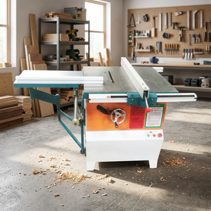 Table de travail mobile pour le travail du bois avec table coulissante à 45 et 90 degrés, pour découpe circulaire et défonceuse électrique, à vendre - Product Image 3
