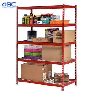 Estanterías de Alta Calidad para Trabajo Mediano, 300 kg, Estantes de Hierro Angular, Sin Tornillos, Estanterías de Almacenamiento para Almacén y Garaje con Estante de Malla - Product Image 4