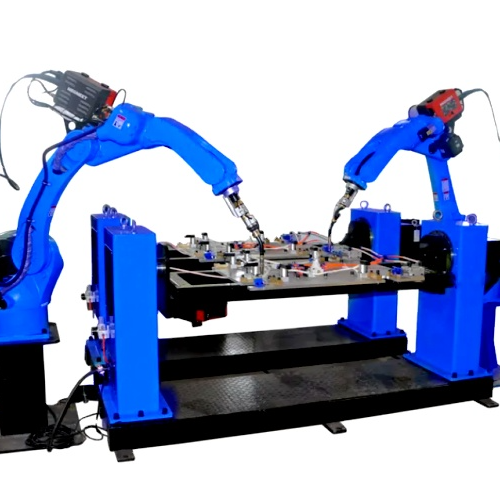 Automatic Industrial Welding Robot 6 Axis MIG TIG Welding Robotic Welding Cell