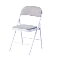 En gros multi couleur options jardin extérieur en cuir rembourré chaise pliante portable