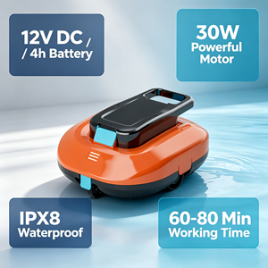 <span class=keywords><strong>Robot</strong></span> Pulitore Automatico Senza Fili <span class=keywords><strong>per</strong></span> Piscine Domestiche, Aspirapolvere Ricaricabile <span class=keywords><strong>per</strong></span> Pulizia Fino a 80 Metri Quadri ㎡   Area - Product Image 1