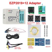 Aismartlink EZP2019 + Programador USB SPI de alta velocidad actualizado Soporte 24 25 93 25 EEPROM Flash BIOS Conjunto completo