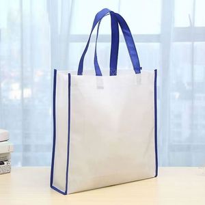 Promotional Custom Laminated pp Tote Non Woven <b>Bag</b> with logo Printing for Shopping - Product Image 1