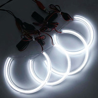 Nouveau phare LED Guide cristal ange oeil lumières voiture lampe ouverture universelle feux de jour