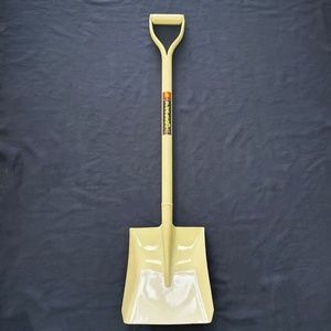 Pelle industrielle en acier de qualité supérieure S503/S501MY avec poignée en bois dur à poignée en D, lame carrée, pelle à neige et pelle de jardin - Product Image 3