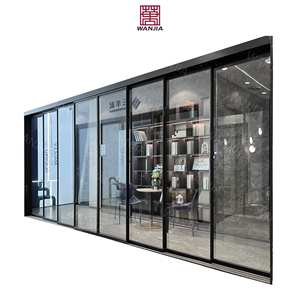 <span class=keywords><strong>Puerta</strong></span> de aluminio para <span class=keywords><strong>Exterior</strong></span> de balcón y Patio, <span class=keywords><strong>puerta</strong></span> <span class=keywords><strong>corredera</strong></span> de vidrio eléctrico inteligente con <span class=keywords><strong>hoja</strong></span> de 6 puertas y cuatro vías - Product Image 1