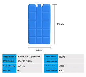 Manufacturers Supply Blue Plastic <b>Ice</b> <b>Box</b> 200ml Plastic <b>Ice</b> Crystal <b>Ice</b> <b>Box</b> Portable Cold Drinks Outdoors. - Product Image 2