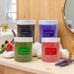 <span class=keywords><strong>Exfoliante</strong></span> facial orgánico de etiqueta privada al por mayor, lavanda, coco, rosa, cuidado corporal, <span class=keywords><strong>exfoliante</strong></span> corporal de café Arábica - Product Image 2