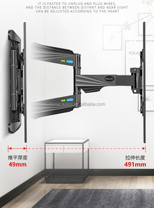 Soporte de Pared para TV Kaloc X7 de 40-70 Pulgadas, Brazo Giratorio para Pantalla, Soporte de TV con <span class=keywords><strong>Distancia</strong></span> de 49 mm <span class=keywords><strong>a</strong></span> 491 mm - Product Image 3