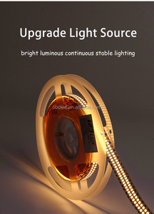 Bande lumineuse LED 24V, 480 LED/m, auto-adhésive, flexible, découpable, à intensité variable, haute densité, pour décoration de mariage, de fête et de maison - Product Image 4
