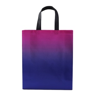 Xinsen Gradient Color Laser Coated Non Woven <b>Tote</b> <b>Bags</b> Customizable Printing General Packaging Shopping Gift <b>Bags</b> - Product Image 5