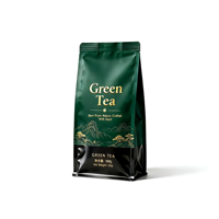 Sachets personnalisés en plastique de qualité alimentaire pour thé, sachets à fermeture éclair avec impression en héliogravure pour noix, snacks, biscuits, café
