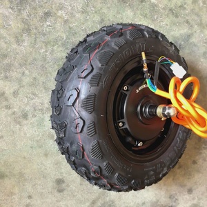 มอเตอร์สกู๊ตเตอร์ไฟฟ้าไร้แปรงถ่าน JL 60 มม. แม่เหล็กแรงสูง 60H 4000W 5000W 7500W พร้อมยางแบบไม่มียางในขนาด 13 นิ้ว 14 นิ้ว สำหรับซ่อมแซม - Product Image 1