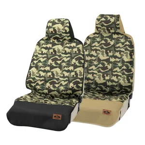 出厂价格半型迷彩防水帆布通用汽车椅座罩，用于防水和防污