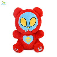 Bas quantité minimale de commande mignon Kawaii personnalisable ours rouge en peluche Animal jouet vêtements en gros Anime en peluche animaux en peluche mignon jouets personnalisés