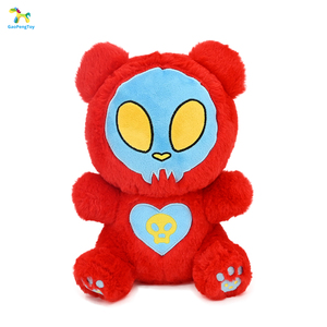 Bajo MOQ lindo Kawaii personalizable oso rojo Animal <span class=keywords><strong>de</strong></span> peluche ropa <span class=keywords><strong>de</strong></span> juguete al por mayor Anime animales <span class=keywords><strong>de</strong></span> peluche lindos juguetes personalizados - Product Image 2