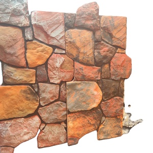 Paneles de pared de piedra sintética VANJOIN de alta calidad, Panel de pared decorativo de Pu para exteriores, diseños de <span class=keywords><strong>Sudoku</strong></span> con varios tamaños y colores - Product Image 1