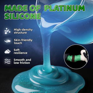 ELKKOST Plug Anale in Silicone, Dildo Anale Fantasy, Giocattoli Sessuali Morbidi in Silicone, Stimolatore Anale, Masturbatore, Giocattoli Sessuali per Uomini e Donne - Product Image 2