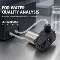 Analyseur de qualité de l'eau, pompe à liquide à micro-diaphragme 24V haute pression jusqu'à 10 kg pour l'intégration dans les machines industrielles