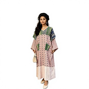 Robe Dashiki Africaine de Haute Qualité pour Femmes Adultes, Imprimé Numérique, Anti-Plis, Perlée, en Polyester, Grandes Tailles - Product Image 2