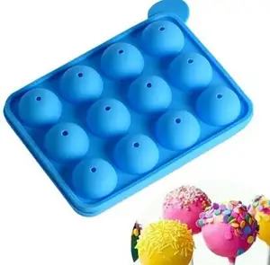 Wholesale hot Lollipops Silicone Mold Baking Pastry Tools for making cookies lollipops chololcate silicone mould