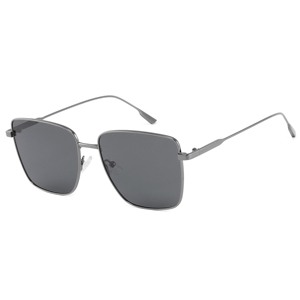 Gafas de Sol Cuadradas con Montura Completa, Lentes Grises, Protección UV400, Unisex, para Adultos, Uso en Exteriores - Product Image 1