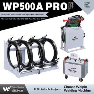 Máquina de soldadura a tope por fusión en caliente WP500A Pro, máquina de soldadura a tope por fusión en caliente para PE, máquina de soldadura a tope hidráulica semiautomática para tuberías - Product Image 1
