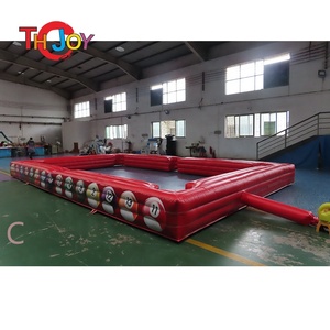 Mesa de billar de fútbol humano, juegos interactivos inflables, envío aéreo gratis a puerta - Product Image 4