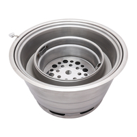 Barbecue Pinnovo en acier inoxydable barbecue commercial barbecues à charbon cuisson de table barbecue coréen grill en maille