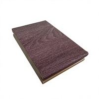Moderne Luxuriöse Quadratische PVC-Terrassendielen mit Doppel-Klick-Verlegung, Umweltfreundlicher Wasserdichter Außenbereich-Verbundbodenbelag für Terrassen