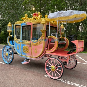 Charrettes électriques de différents styles et couleurs, chariot à chevaux mobile, élégante calèche de princesse - Product Image 2