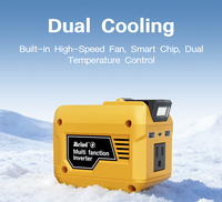 OEM ODM Convertisseur de puissance CA 18V vers 220V 250W, Onduleur DC-AC à onde sinusoïdale modifiée de qualité, Outil