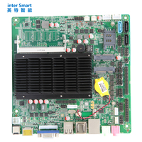 Placa Base I3HGP Core I3 de Tercera Generación, Procesador I3-3217U, CPU, Memoria DDR3 de 4 GB, SSD MSATA de 128 GB, 1 HDMI, VGA, LVDS, Placa Base Delgada ITX