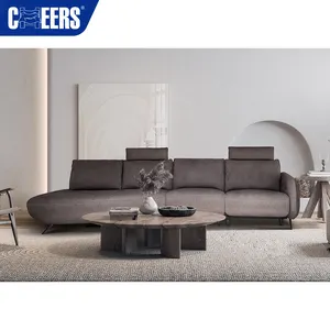 MANWAH CHEERS yeni İtalyan tarzı döşemelik kumaşlar kanepe 4 kanepe seti mobilya Modern oturma odası Set kanepe