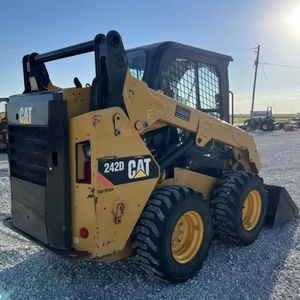 Haute qualité utilisé CAT Skid Steer Loader 2018 modèle 3 tonnes moteur et boîte de vitesses faibles heures de travail en Stock - Product Image 6
