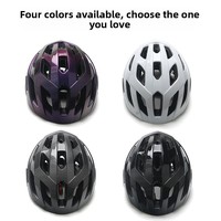 Casque de vélo PC EPS 23 aérations réglable 54-62 cm léger pour le cyclisme en montagne et sur route unisexe 4 couleurs