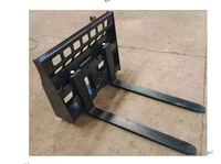 HOPE Hot Adjustable Mini Skid Steer Fork Excavator Pallet Fork Attachment dengan Gear Bersertifikat CE ISO Model HP-02 180kg untuk Dijual