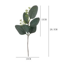 Magnifique Décoration Végétale Artificielle d'Eucalyptus Colorée pour Intérieur et Extérieur – Idéale pour Mariages, Nouvel An, Journée de la Terre, Remise de Diplômes – Qualité Supérieure