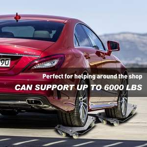 DB Heavy Duty 4 Tire Wheel Car Dolly 6000lbs Capacidad Car Stakes Nueva versión de Car Dolly - Product Image 6