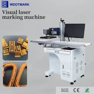 Machine de marquage laser à fibre automatique avec caméra visuelle 20W 30W 50W 100W pour métal et plastique, positionnement visuel - Product Image 1