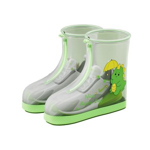 97YH Cubrezapatos de Lluvia para Niños, de PVC, Impermeables, Antideslizantes, Gruesos, Resistentes al Desgaste, para Días Lluviosos - Product Image 2
