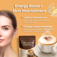 Café au Collagène de Champignons - Mélange Reishi, Cordyceps & Crinière de Lion, Soutien Énergétique Naturel, Marque Blanche pour Commandes en Gros