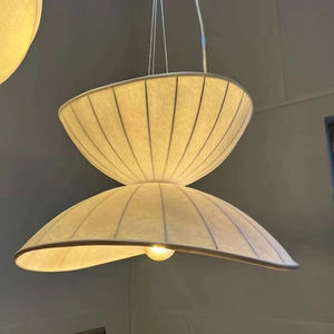 Lustre artisanal de style mi-siècle, suspension minimaliste populaire, <span class=keywords><strong>lampe</strong></span> à suspension en soie pour usage résidentiel - Product Image 5