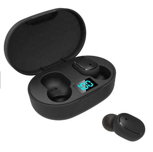 Оптовая продажа, игровые спортивные наушники TWS, стереонаушники, водонепроницаемые беспроводные наушники со светодиодным дисплеем